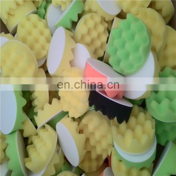 soft car polishing wave pads sponge disc