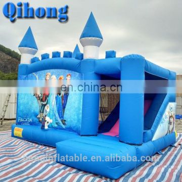 Hot sale commercial theme inflatable bouncer frozen, frozen jumping castle for kids party