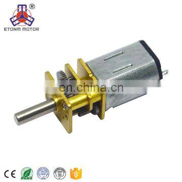 n20 metal precise dc gear motor 12v 1000rpm