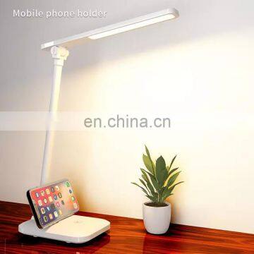 modern portable folding reading led rechargeable desk lamp with lamp holder