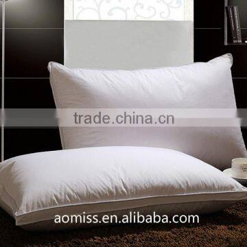 100% cotton white microfiber five star hotel pillow