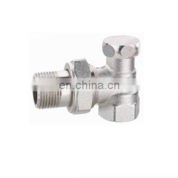 Brass stop valve pn16, brass stop backwater valve, nickle/chrome plated