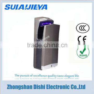 high speed double side jet air hand dryer with uv light for washroom