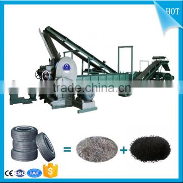 Environment Rubber powder machine_Waste tire recycling machine for rubber tile floor