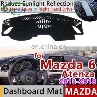 for Mazda 6 2013 2014 2015 2016 2017 2018 GJ1 GL Atenza Anti-Slip Mat Dashboard Cover Pad Sunshade Dashmat Cape Accessories Rug