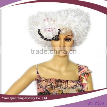 white cheap heart shape fashion carnival halloween party wigs