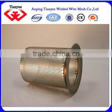 Stainless steel spun filter basket