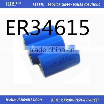 good quality Li-SOCL2 Battery ER34615 3.6v 19AH