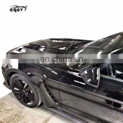 Hight quality tuning accessories body kit suitable for Ford Mustang in G.T350 style carbon fiber fenders and exhaust