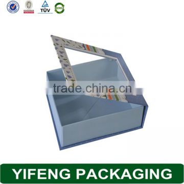 Yifeng factory custom clear window gift pvc packaging box