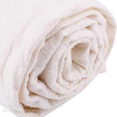 Needle Punched Organic Cotton Batting/Padding for Mattress