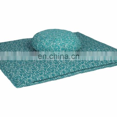 Newly Developed Cotton filled Customized Yoga meditation cushion set