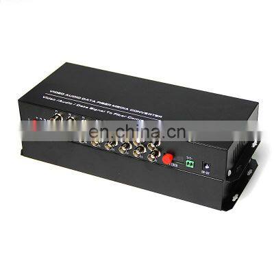 1 Pair Single Mode Single Fiber  Desktop 16 Channel Digital Optical Fiber Video Converter