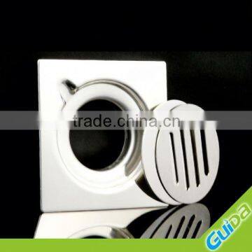 Tile insert three-piece polished SS304/201 floor drain