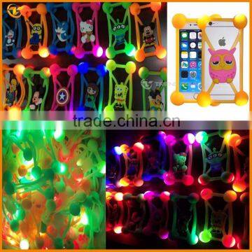 low price led light unviersal silicone bumper cellular for cellphone