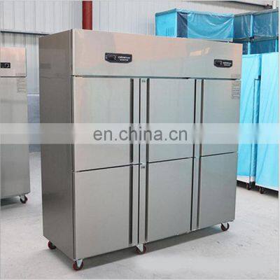 Double-temperature Four-door Refrigerator Commercial Refrigerator Storage Cabinet Vertical Refrigerator Freezer Cabinet Price photo-4