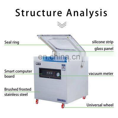 CE Single Chamber Vacuum Sealer Food Chicken Clothes Meat Sea Fruit And Vegetable Beef Vacuum Packing Machine photo-4