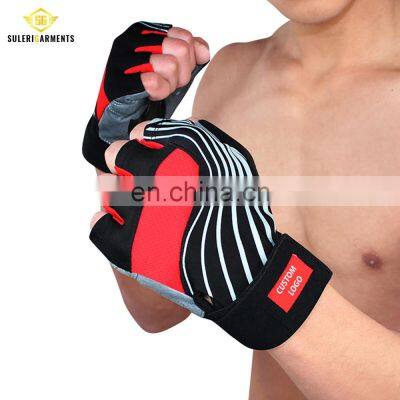 Breathable Fitness Gloves Silicone Palm Hollow Back Gym Gloves Weightlifting Workout Dumbbell Bodybuilding Fitness Gloves photo-5