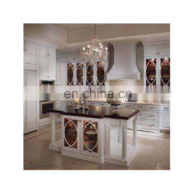 Modern country style kitchen cabinet glass door manufactures