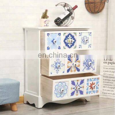 Factory Vintage 9 Drawers Wooden Cabinet photo-4