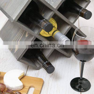 Rustic Wooden Wine Rack photo-2
