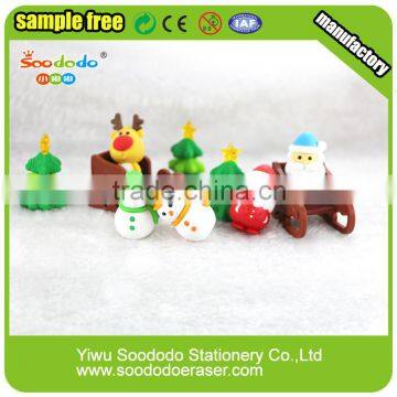 Christmas Holiday Set Eraser For School Kids