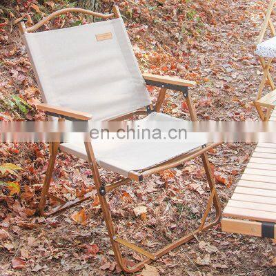 New Design Adjust Heavy Duty Logo Beach Custom Lightweight Kids Wood Outdoor Camping Chair Foldable