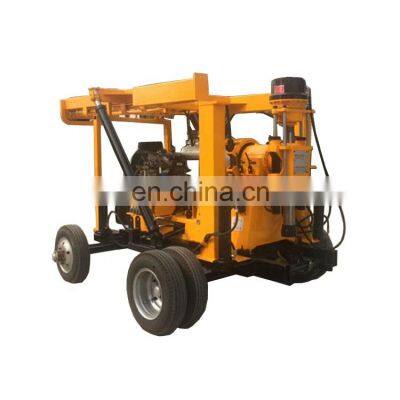 wheels and trolley Portable geotechnical mine drilling rig truck for sale