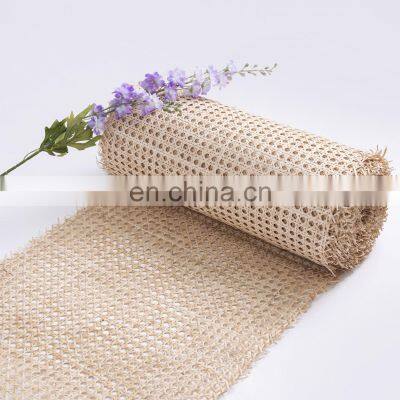 Natural/ Bleached Synthetic Rattan Cane Webbing Roll  Ms Rosie : +84974399971 (WS)