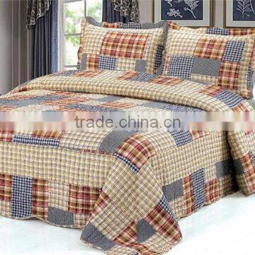 Hot sale patchwork lace quilted bedspreads turkish bedspreads for beds