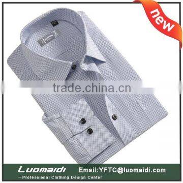 double collar shirt/italian mens designer shirts/custom tailored shirt