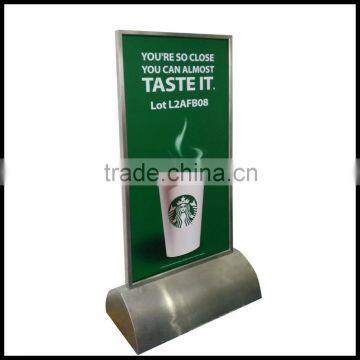 shopping mall advertising display boards-Pop stand up board