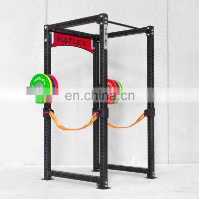 Commercial squat rack, bench press, gym personal trainer