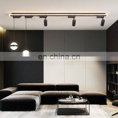 Modern Rail Spotlight Commercial Home Lighting System Linear Ceiling Lamp Led Track Light