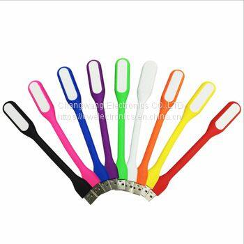 Mini LED Lamp USB Light Charging LED Flexible Portable Book Light for Computer Keyboard