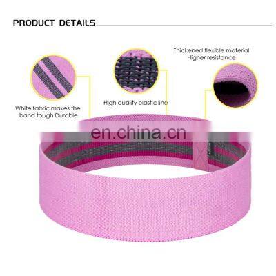 Wholesale Custom Logo Fabric Booty Bands Hip for Thigh Fitness Elastic Workout Bands Resistance photo-5