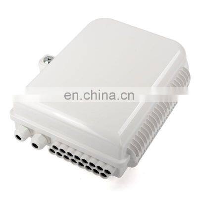 PC ABS white plastic IP65 16 port CTO FDB fiber optic wall termination box