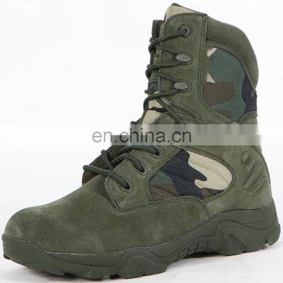 High quality Outdoor jungle offroad hiking desert tan combat  military  brown  boot shoes sale