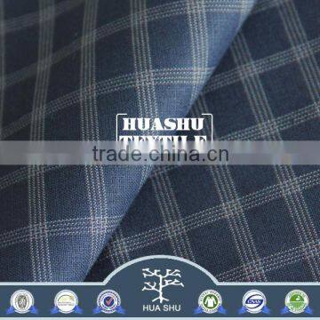 Wholesale Hot Selling TR Grid Fabric for Men Suit