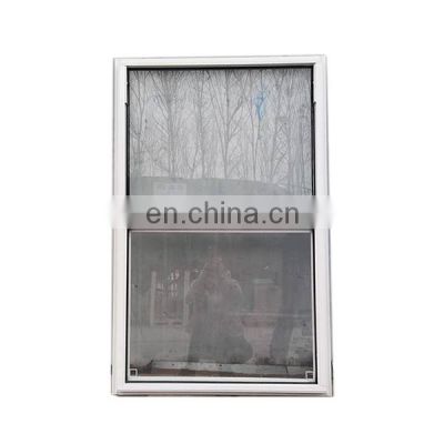 Weika New Product 90MM White Aluminum Single Hung Windows With Fixed FiberGlass Screen