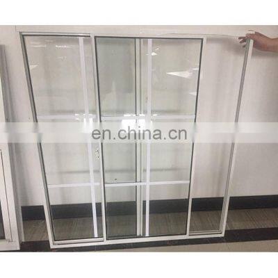 Special Promotion 37series aluminum alloy single sliding windows  tempered glass with mosquito net