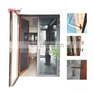 New Style Chinese Top Brand Customized Modern Aluminum French Door Swing Doors Soundproof Design Casement Doors photo-3