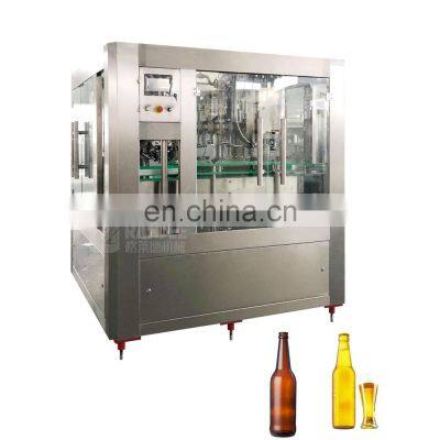 Automatic Glass Bottle Small Beer Filling Machine / Beer Rinser Filler Capper