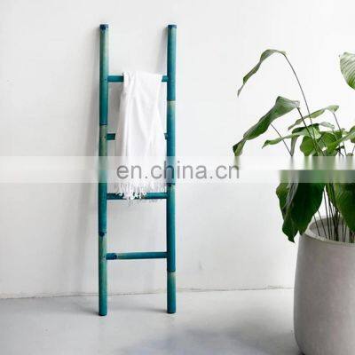 New Trends 2022 Bamboo Ladder Rack decorative Bamboo towel ladder Wholesale Vietnam Supplier