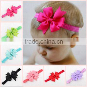 Wholesale hot selling fabric tape finish tail bow baby hair accessories hairband kids headband MY-AC0021