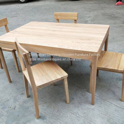 Solid Elmwood Dining Table, With 4 Chairs photo-3