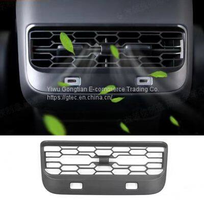 2023 Interior Accessories Rear Exhaust Air Condition Vent Outlet Decorative Cover For Tesla Model Y photo-5