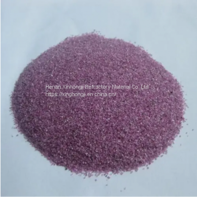 Pink Fused Alumina Gravels Chrome Electrocorundum Grit F40 F46 Abrasive Raw Material photo-2