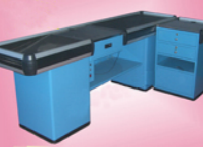 TSSYT-D003 Cashier Check Out Counter/Retail Checkout Counters With Motor Transfer