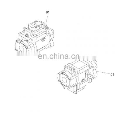 9197075 ZX600 Excavator Parts Piston Pump ZX800 Hydraulic Pump